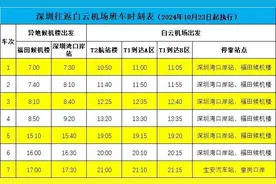 跨境班车正式开通，白云机场巴士直达深圳福田、深圳湾口岸图片