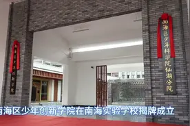 南海区少年创新学院、少年科学院（仙湖分院）在南海实验学校揭牌成立！图片