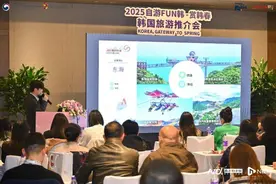 韩国政府积极探讨对中国团体游客免签入境图片