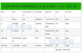 2024胡润中国新能源潜力企业百强榜发布：山东5企业上榜，特来电估值居前图片