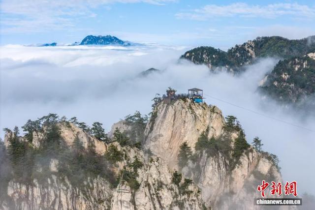 河南南阳：老界岭现秋日云海景观