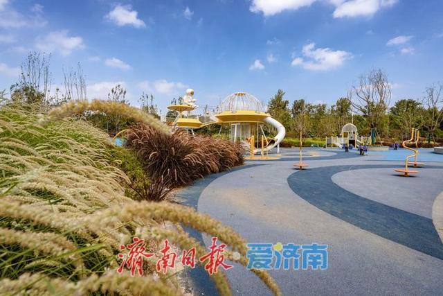 一年四季 泉在济南丨生态与童趣交融！济南丁太鲁新徐片区绿带公园打造休闲新去处
