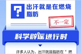 出汗就是在燃烧脂肪？图片
