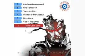 IGN评100大史上最佳PS游戏：《合金装备》霸气夺魁图片