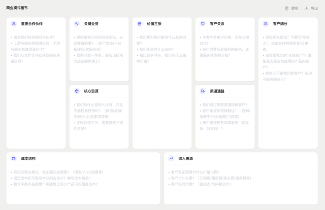 「商业模式画布」深度填写指南