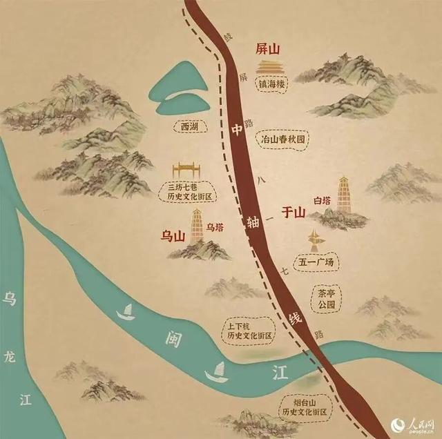 来福州最不能错过的是啥？答案就藏在这条能“吃”又能“玩”的中轴线上！