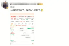 A股涨到堵单？交易软件也崩了！图片