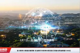 全力服务大规模设备更新 农业银行对清单内项目签订贷款合同金额超1300亿视频封面