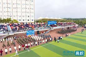 云南机电职业技术学院第七届体育文化节暨第十九届运动会开幕图片