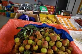 多个品种荔枝遭遇小小年，上市荔枝部分店卖30元一斤图片