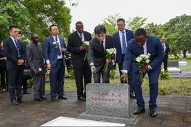 擦拭你的名字 就是同你说话——在坦桑尼亚祭扫援坦中国专家公墓图片