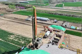 潍宿高铁青岛连接线首桩开钻，全线进入主体施工阶段图片