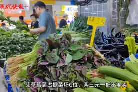 南京端午“五红菜”火爆，艾草苋菜热销，小龙虾一斤普涨5元图片