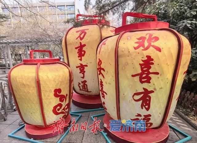 一年四季 泉在济南丨“秦琼、李清照、辛弃疾”亮相，“泉城元素”迎春花灯会唱主角