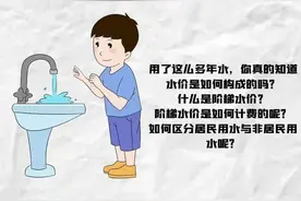 @济南市民，您家的水费里都包含什么？快来看看吧！图片