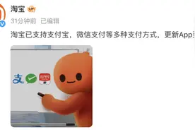 淘宝：可以微信支付了图片