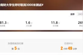 看丹观察丨“大学生呼吁取消3000米体测”吵上热搜！你站谁？图片