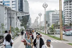 中企承建埃塞首都特区项目开工图片