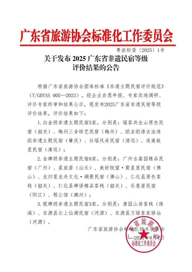 四会这家民宿获评白金级！全省仅5家！