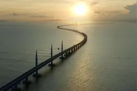 超燃CG动画还原港珠澳大桥建设过程图片