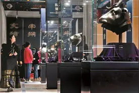 圆明园展出五尊兽首图片