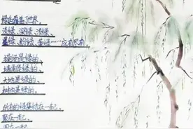童心巧绘诗配画 作业本里的春天五彩斑斓图片