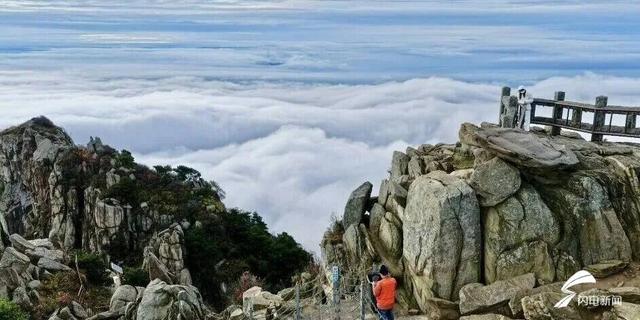 组图丨岱宗秋深 云涛漫染“仙”气十足