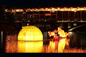 温州永嘉：新春祈福灯会添年味图片