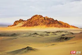 去青海茫崖赴一场山海之约：胭脂山是大地的彩妆，黑独山是天地的留白图片