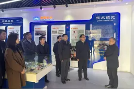市上领导带队赴渭南市高新区考察学习图片
