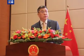 全球看春晚！总台春晚宣传片亮相中国驻莫桑比克使馆春节招待会图片