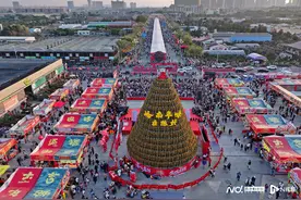 逛花街一秒穿越回古代！佛山顺德陈村首创古风市集+迎春花市图片