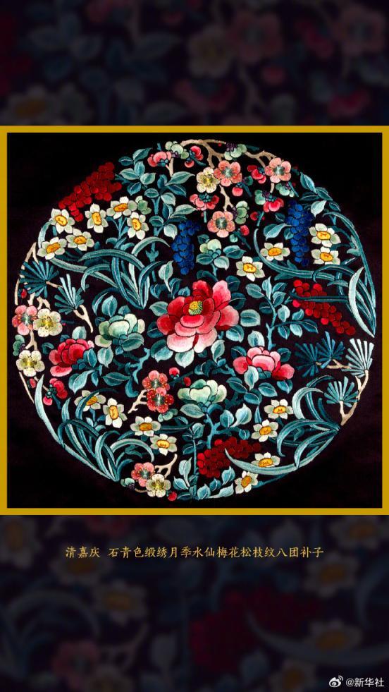 故宫满屏锦绣繁花送你