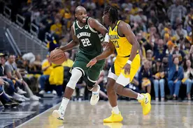 NBA季后赛｜雄鹿1比3落后步行者 字母哥再不复出就真没机会了图片