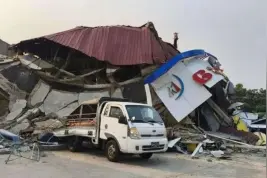 缅甸发生7.9级地震 岛内专家示警图片