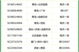 民航夏秋航季本周末开启，山东航空新增20条航线图片