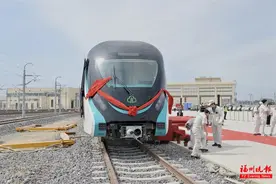 刚刚！福州滨海快线列车来了！图片