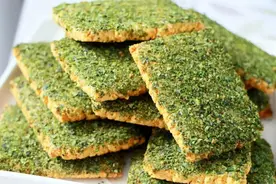 美食厨房丨海苔饼干图片