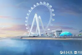 再添新地标！青岛极地摩天轮正式官宣，计划“五一”假期前开放图片