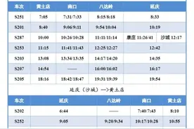 北京市郊铁路：10月1至7日，S2线每日开行7对列车图片