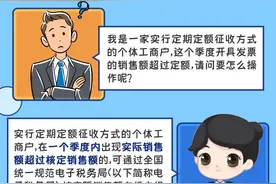 定期定额个体工商户超定额如何申报？图片