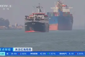 红海危机致大量货船绕行非洲！南非有港口出现严重拥堵！记者实地探访→图片