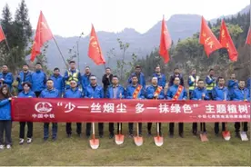 弃渣场变绿色风景线图片