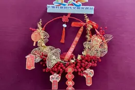 过年要有仪式感，在家DIY年宵花环挂饰，好运又美满！丨爱申活暖心春图片