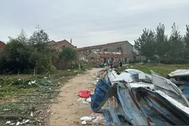 苏北村庄龙卷风之困：小概率自然灾害的防御难题图片