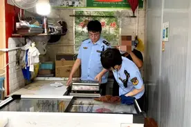 一个砝码可选六种重量，虹口区整治行动中发现“油门秤”图片