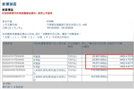 李嘉诚父子减持邮储银行H股1.01亿股 持股比例降至7.96%图片