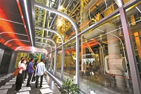 北京最大垃圾焚烧发电厂首次开放图片