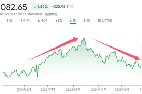 全球资金撤离，印度股市连跌10日，创历史记录图片