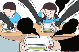 校长与食堂承包商五五分成：“校园蛀虫”须尽除图片